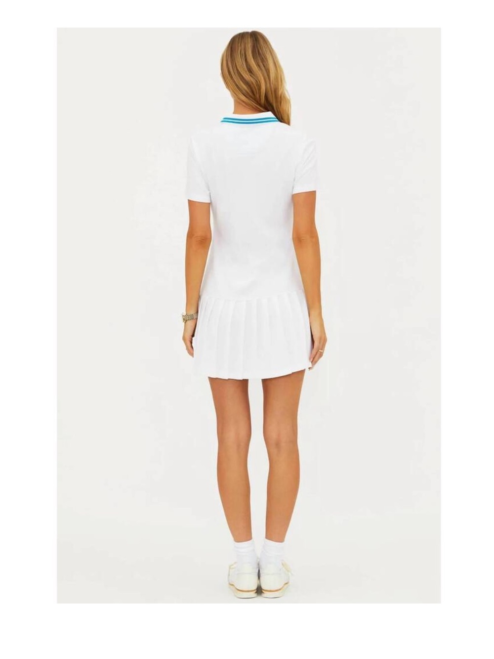 NWT Beach Riot White Minette Mini Pleated Tennis Dress size Small - Picture 4 of 12